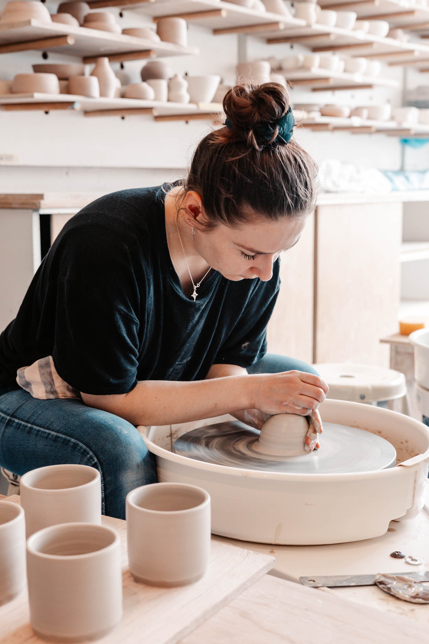 Initiation à la poterie niveau 2 - pratique de tournage