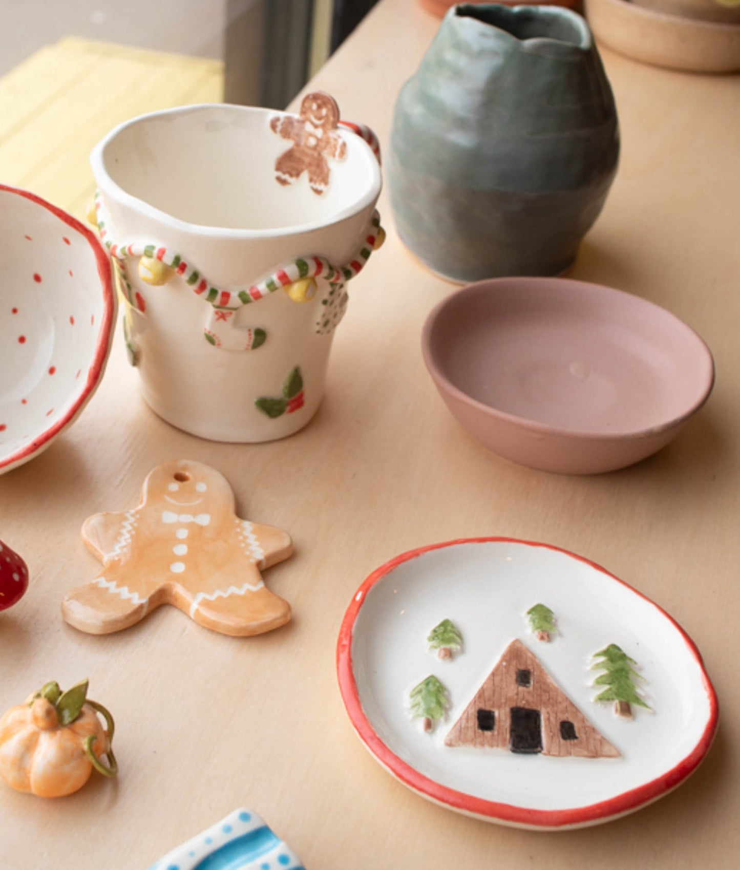 Fabriquer un ensemble de Noël en céramique