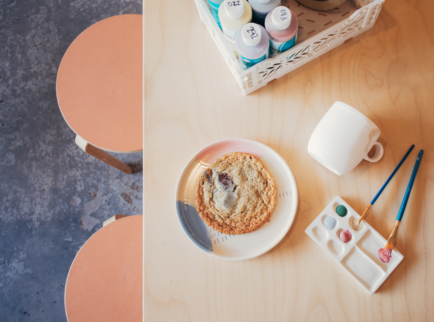 Initiation au façonnage avec séance de décors au café
