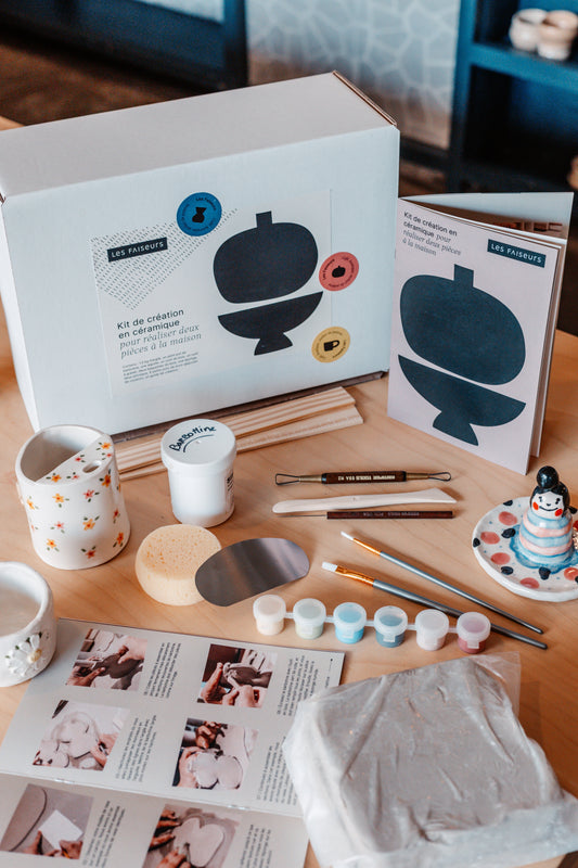 Créer sa propre céramique à la maison, c'est maintenant possible avec notre nouveau kit!