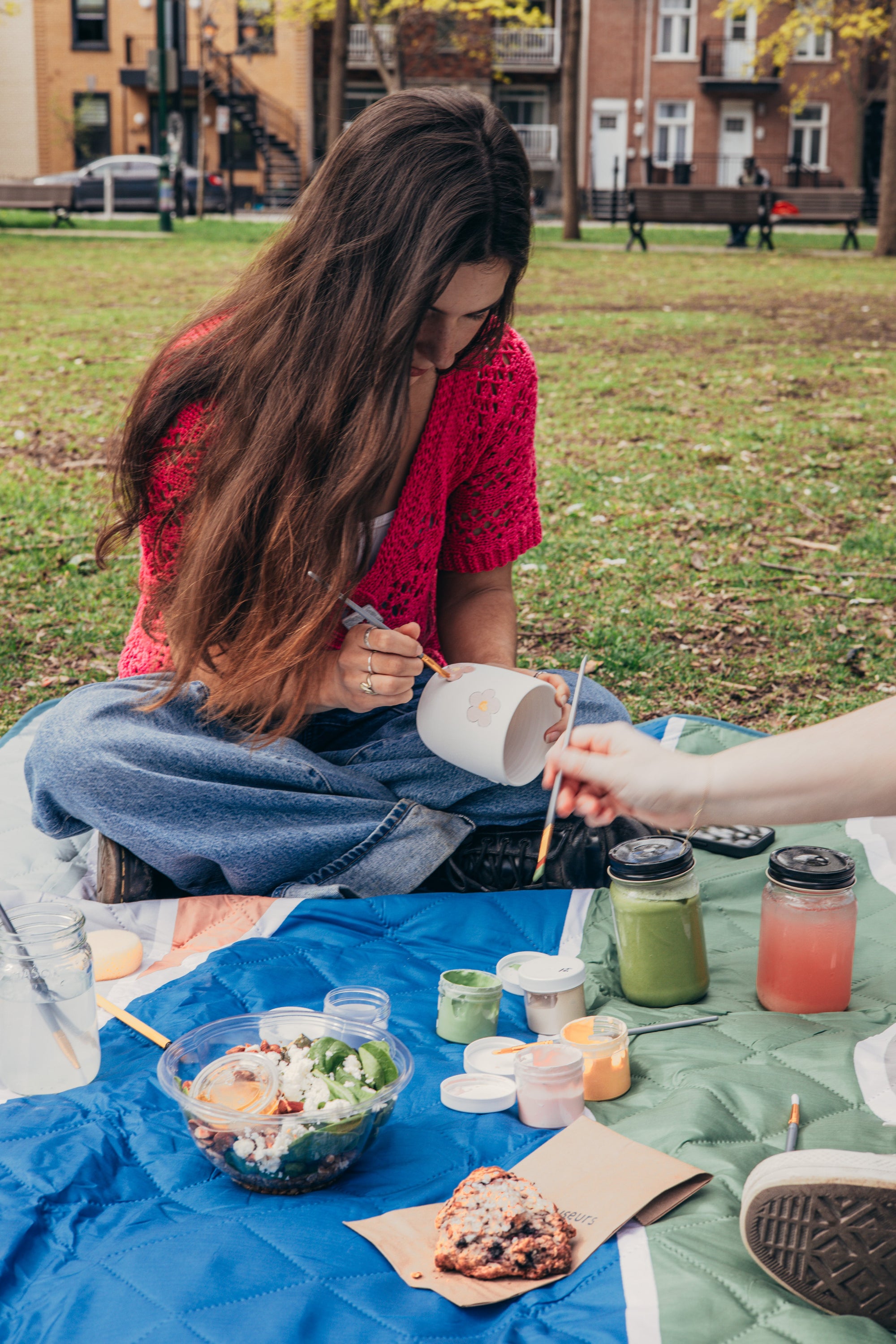 Peinture sur céramique au parc : une activité créative et relaxante à Montréal