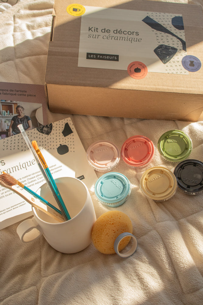 Ceramic painting kit