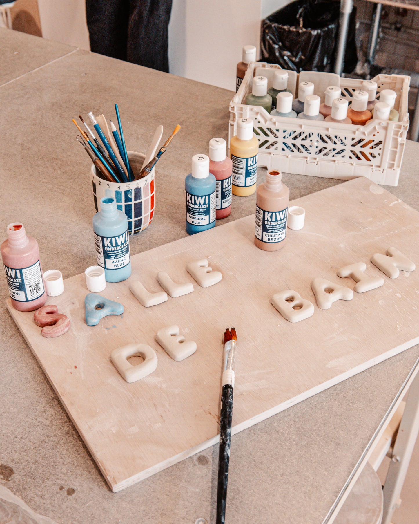 Break-in - Personalized ceramic letters