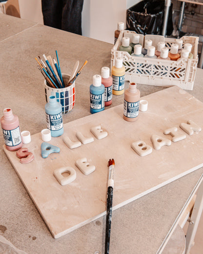 Break-in - Personalized ceramic letters