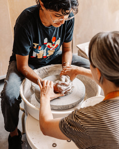 Yoga and pottery