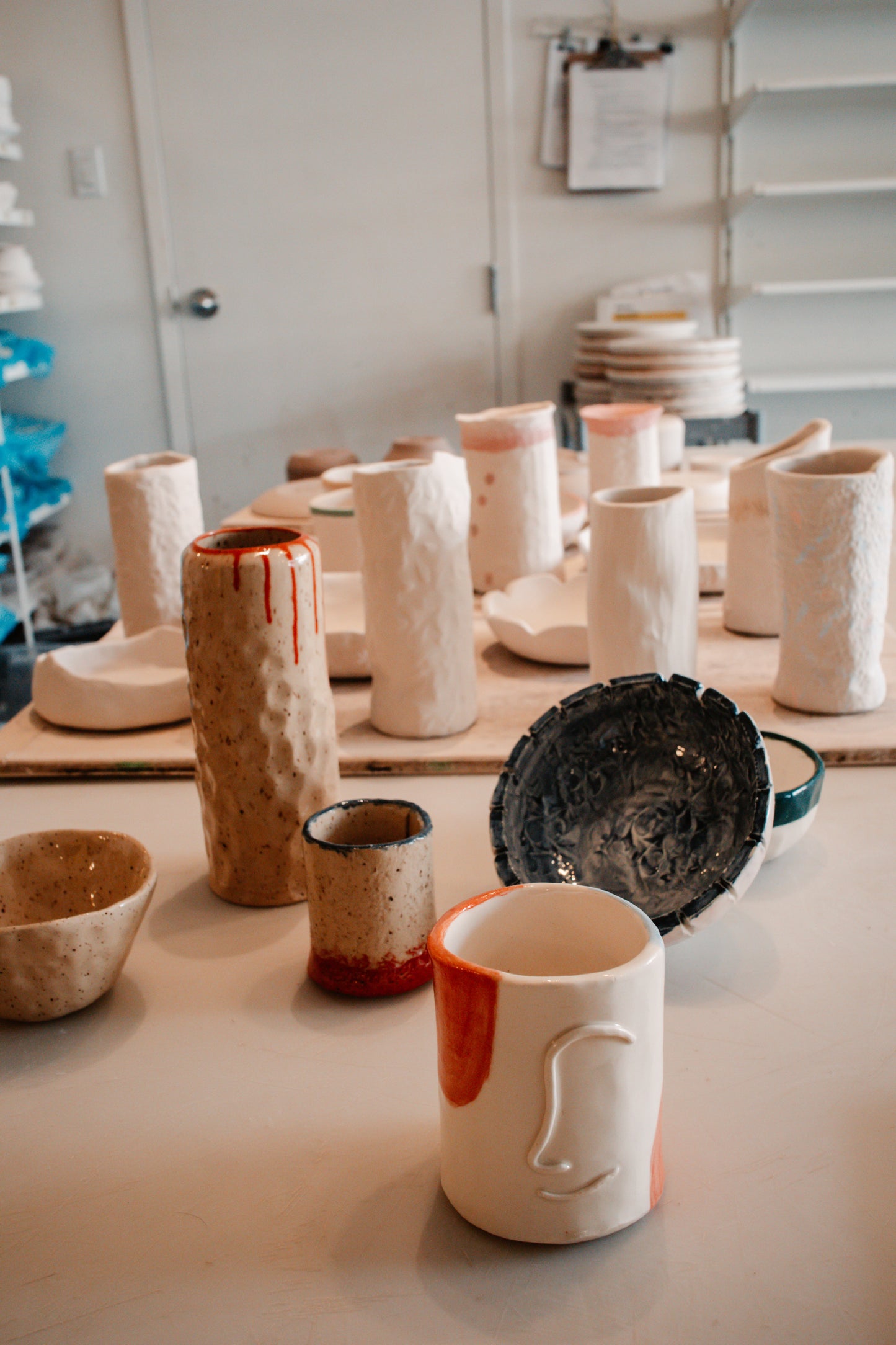 4 week pottery lesson session
